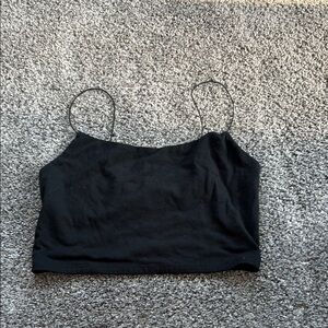 Wild Fable Black Sleeveless Crop Camisole